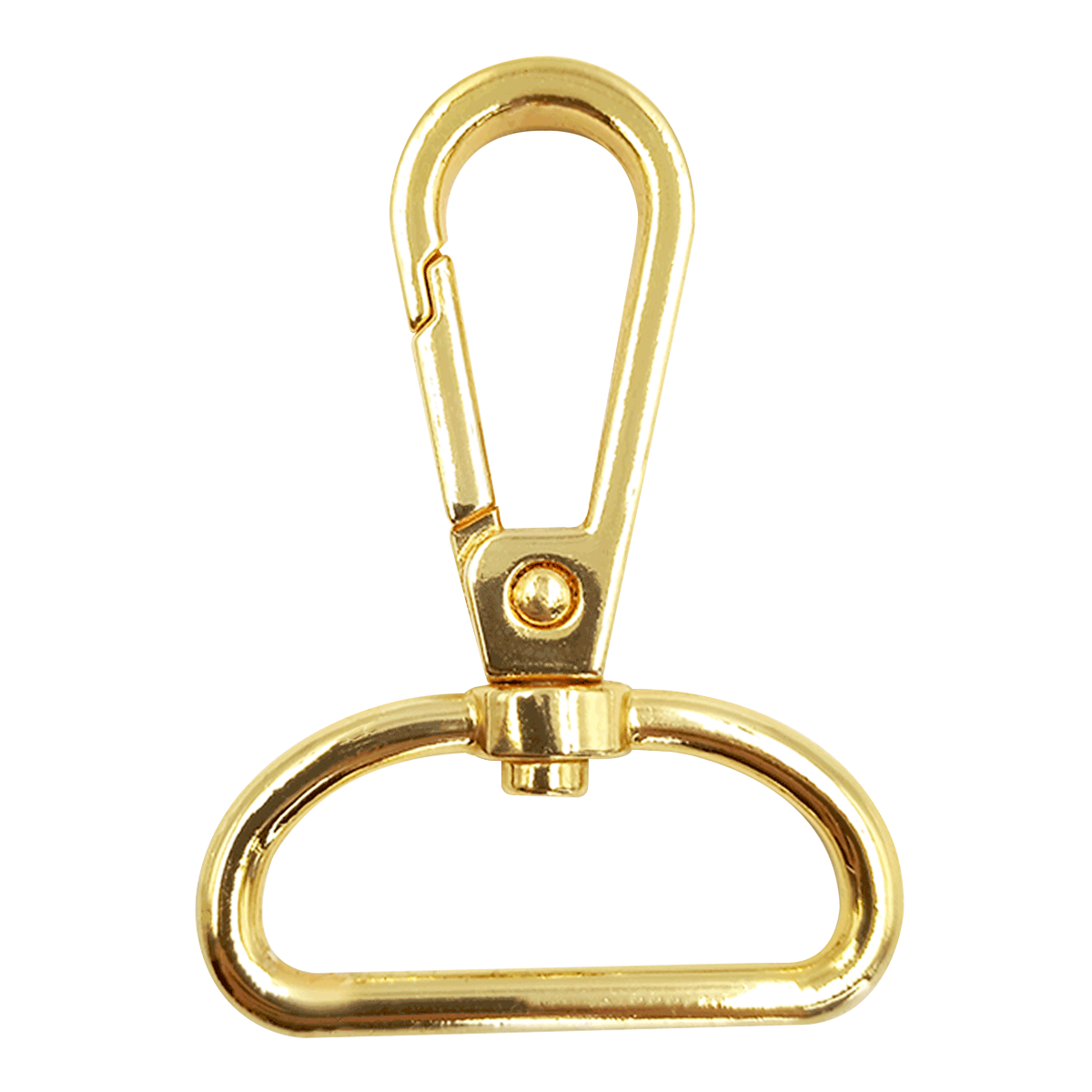 Mosquetão para Bolsa 30Mm 10 Und Dourado Cataforético