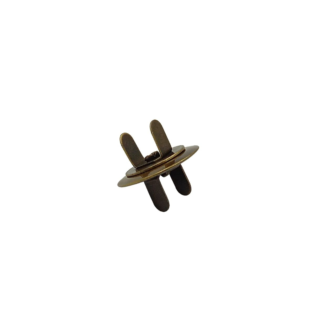 Botão Imã Chato 19,5Mm - 50 Und - Ouro Velho