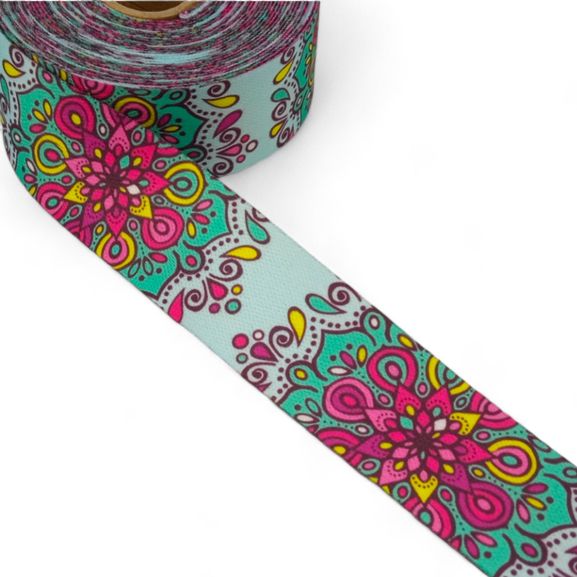Fita Poliéster Alça Chic Estampada 30mm 5 Metros