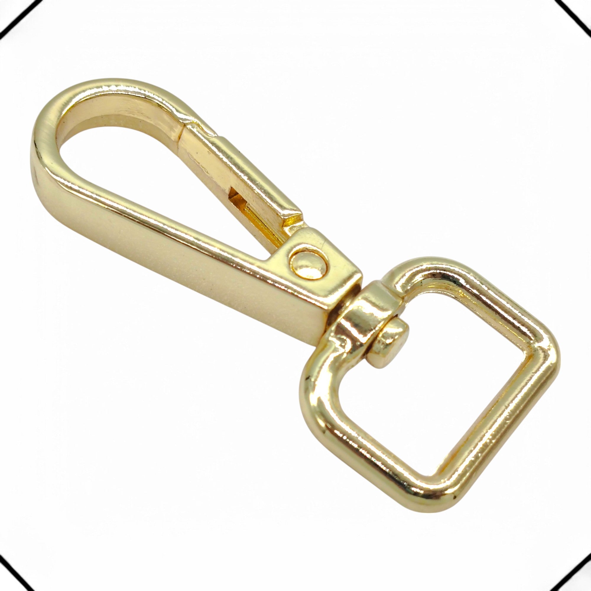 Mosquetão para Bolsa 15mm 100 Und Dourado Cataforético