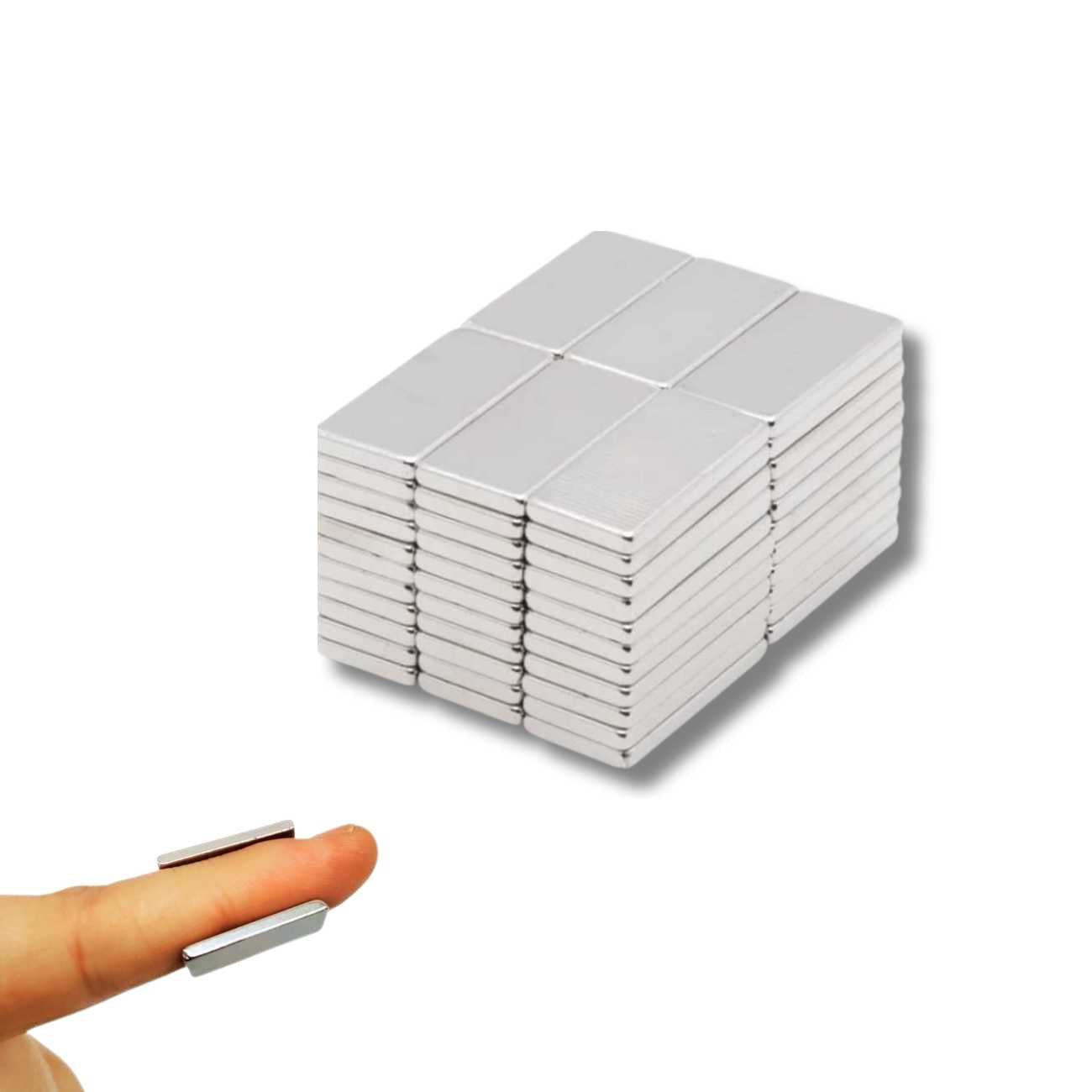 Imã Neodímio N35 20X10X2Mm - 1 Und