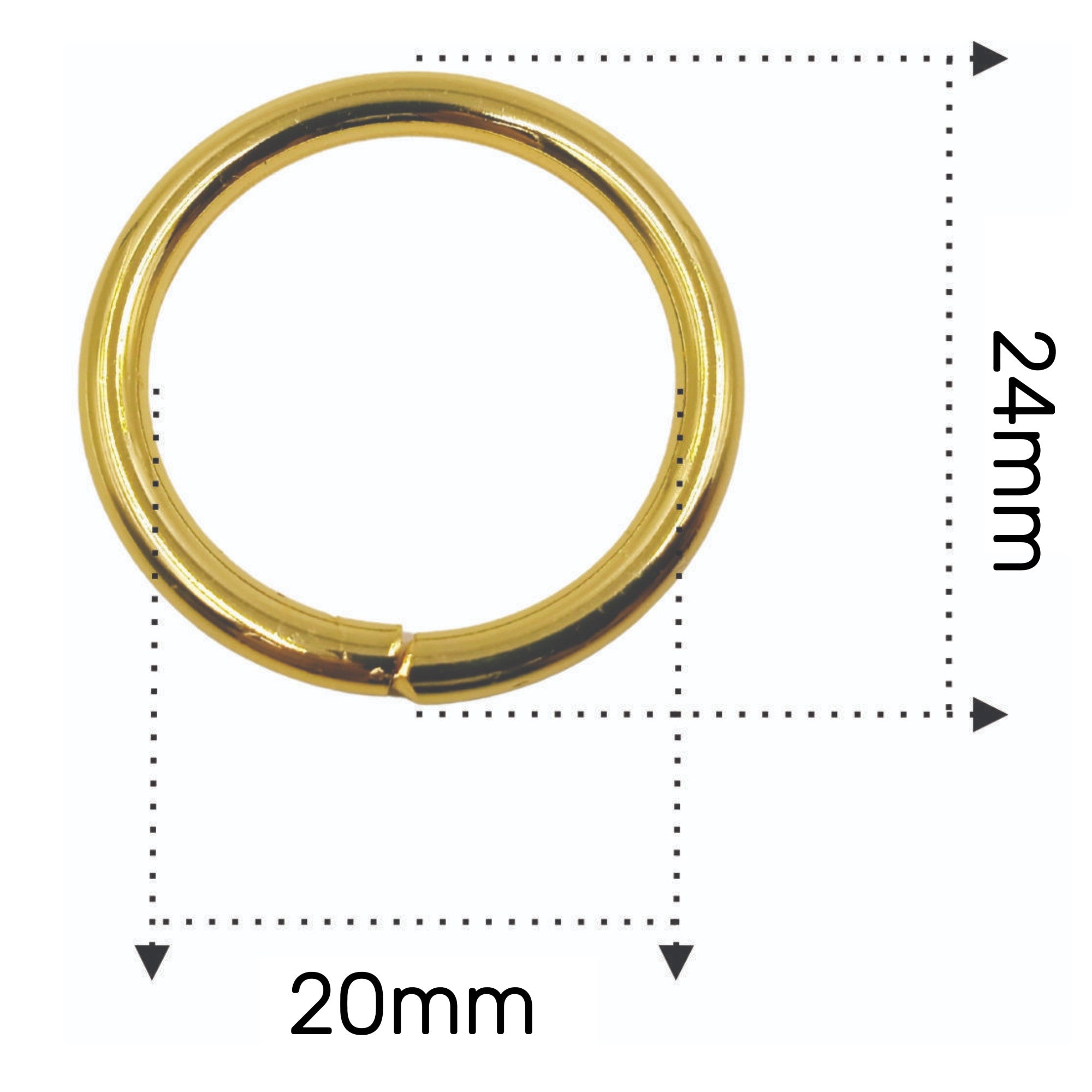 Argola de Metal para Artesanato 20mm