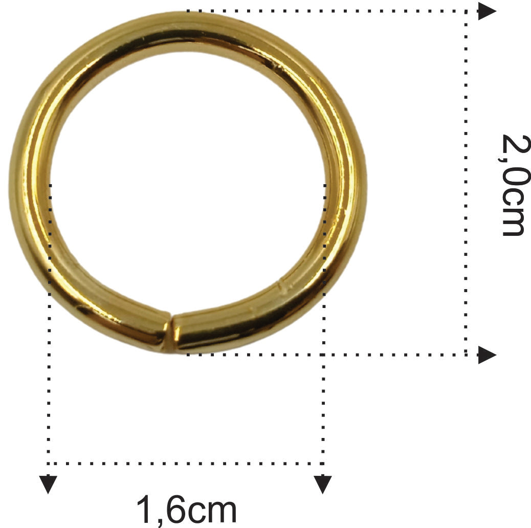 Argola de Metal para Artesanato 16mm