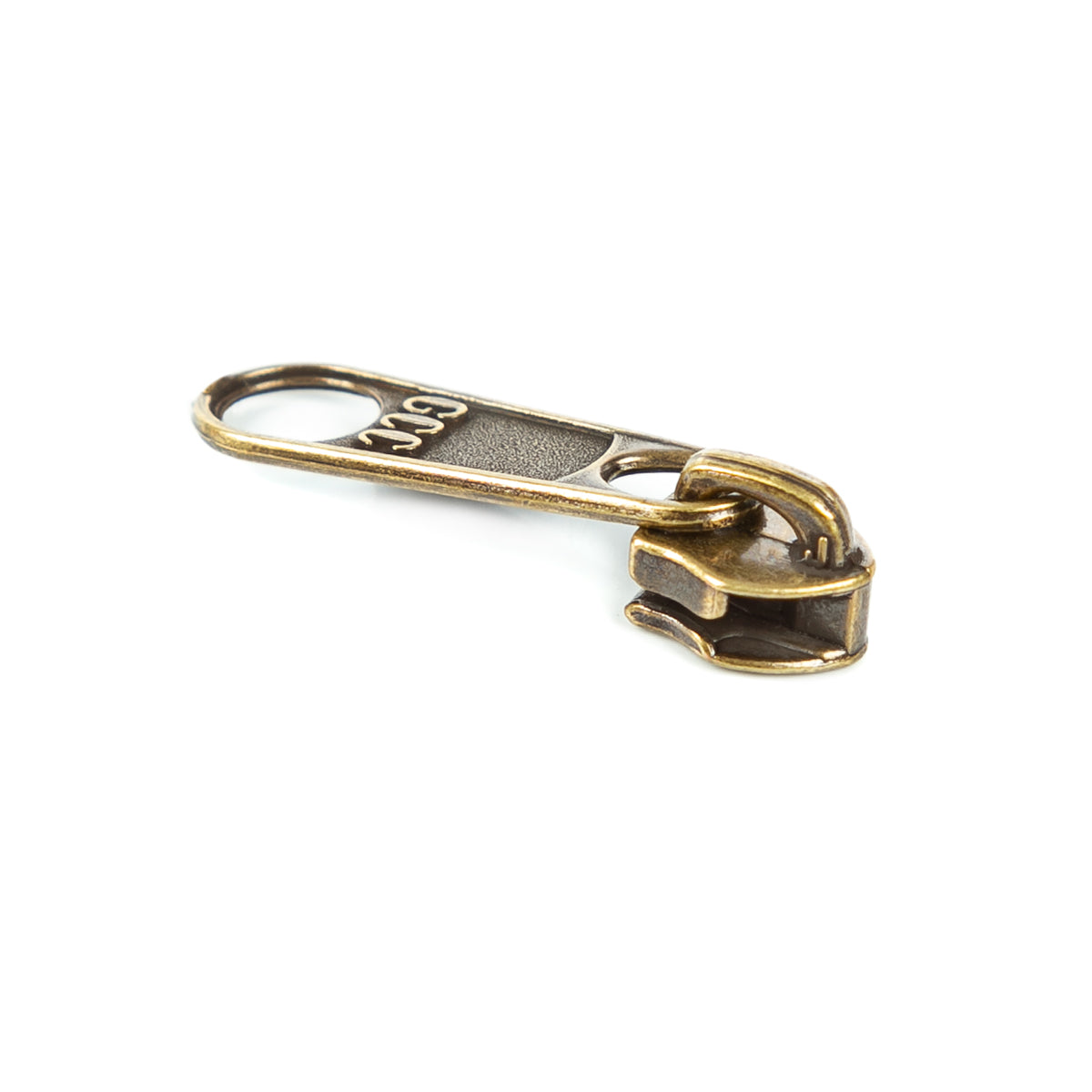 Kit Zíper Número 3 De Nylon 10 ME Cursor Nº3 25 Un Ouro Velho