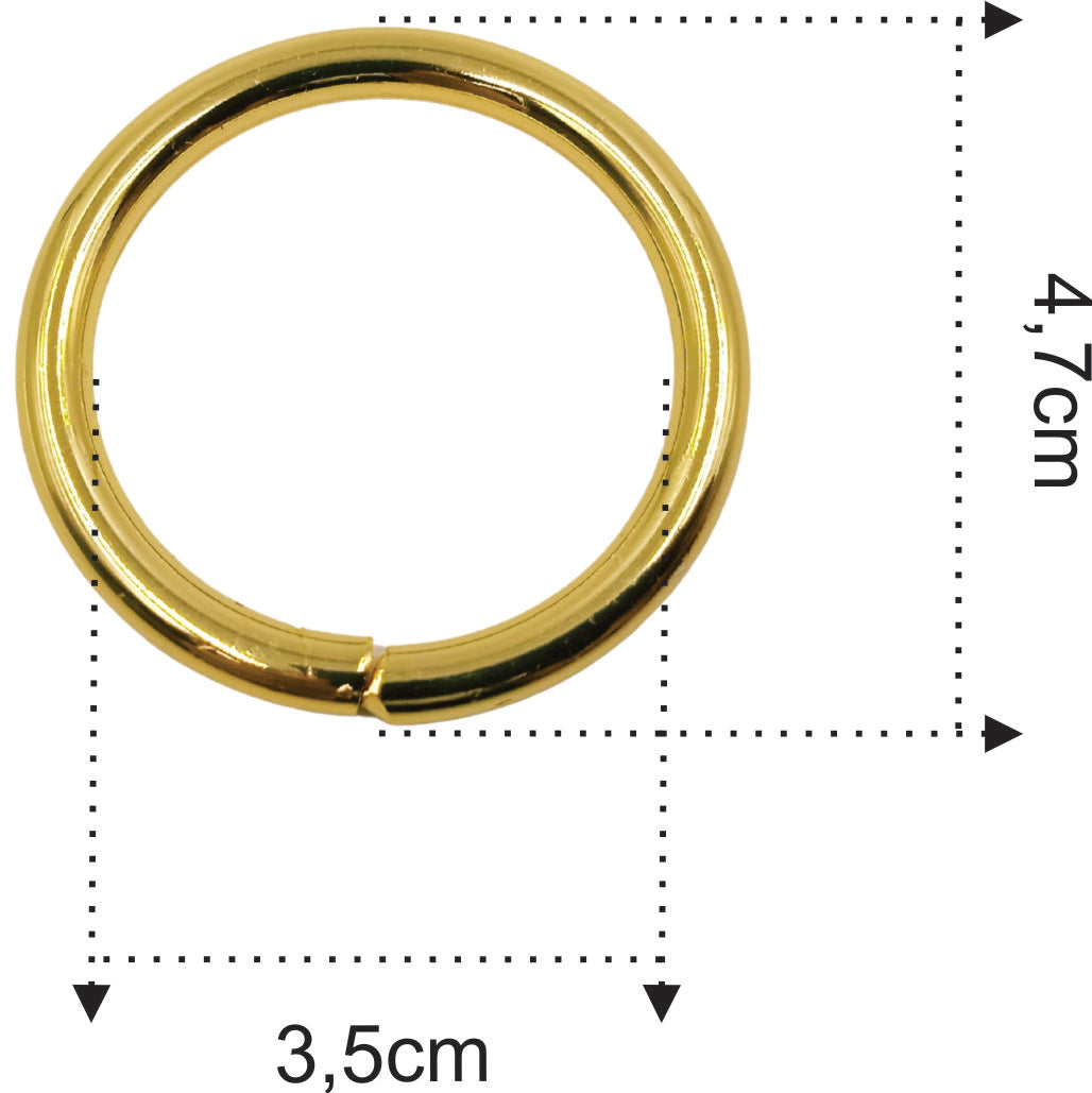 Argola de Metal para Artesanato 36mm