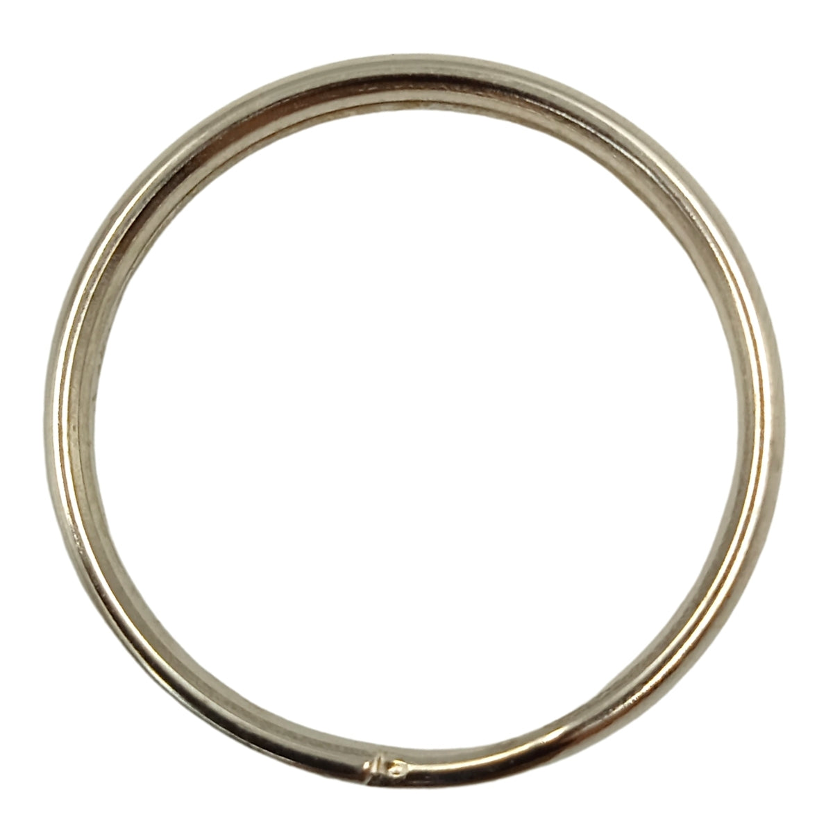 Argola Chaveiro Batida 25Mm Níquel - 100 Und