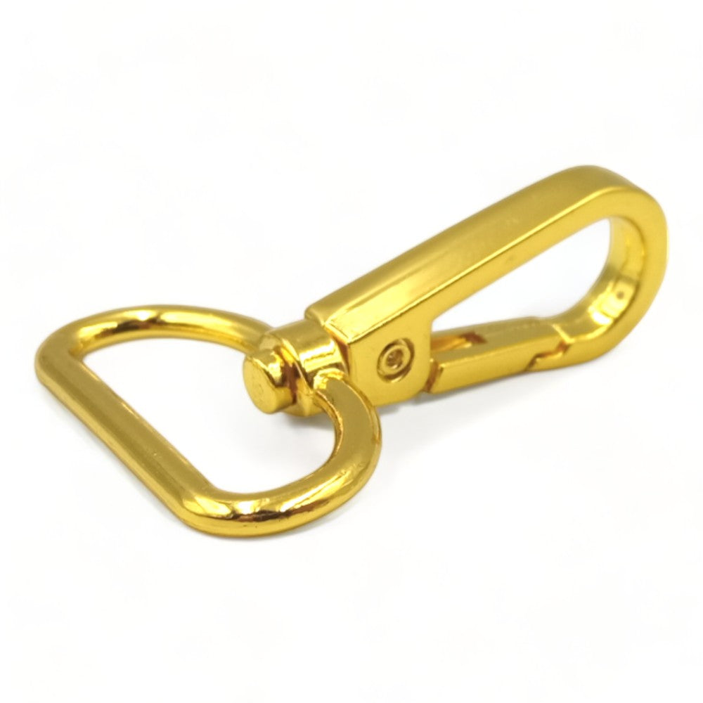 Mosquetão Para Bolsa 20mm - 50 Und - Dourado