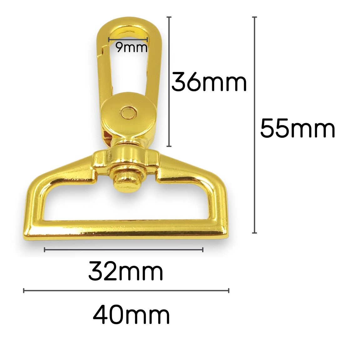 Mosquetão para Bolsa 30Mm Premium 10 Und