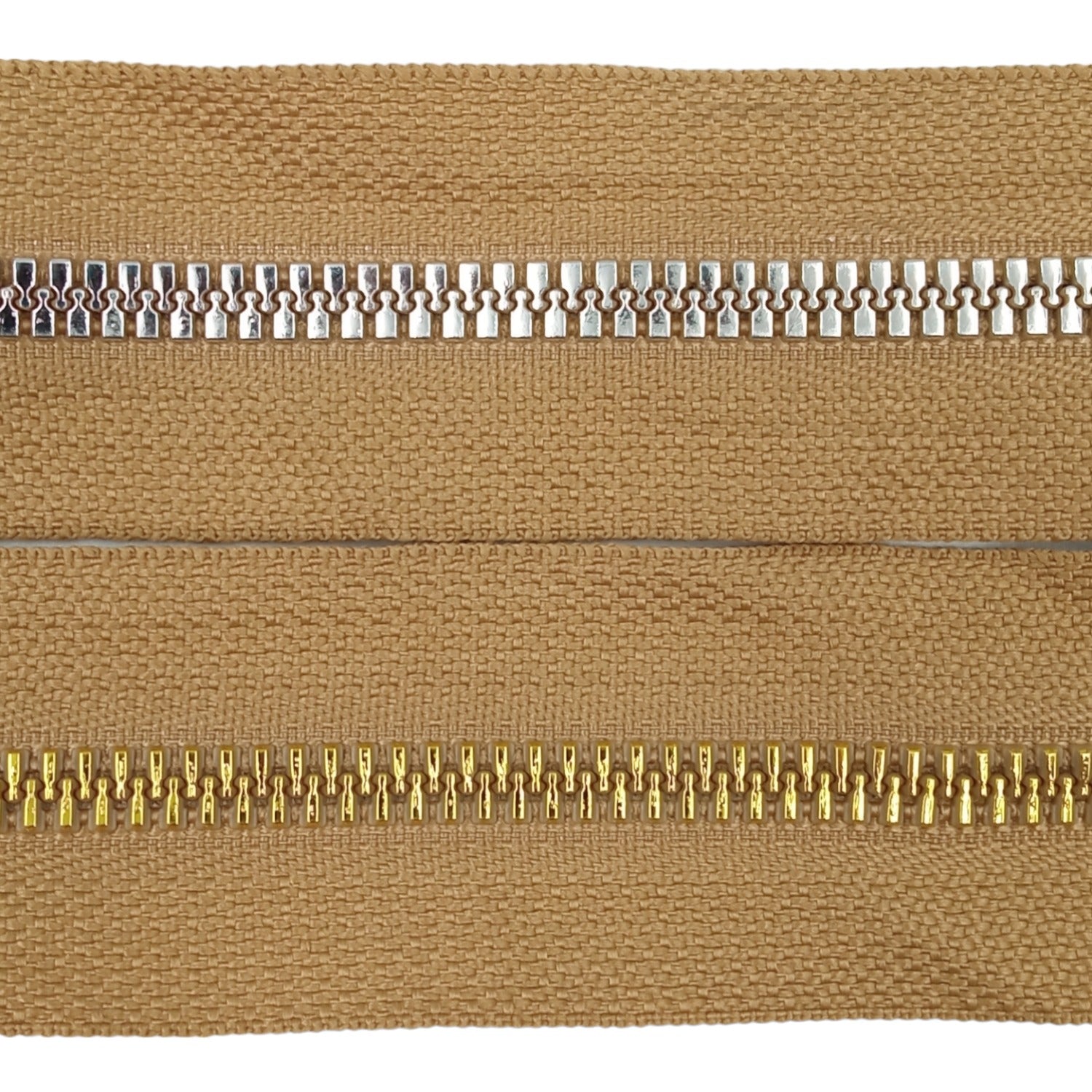 Zíper Nylon Metalizado N/D Nº 5 Cremalheira Larga - 50 Metros