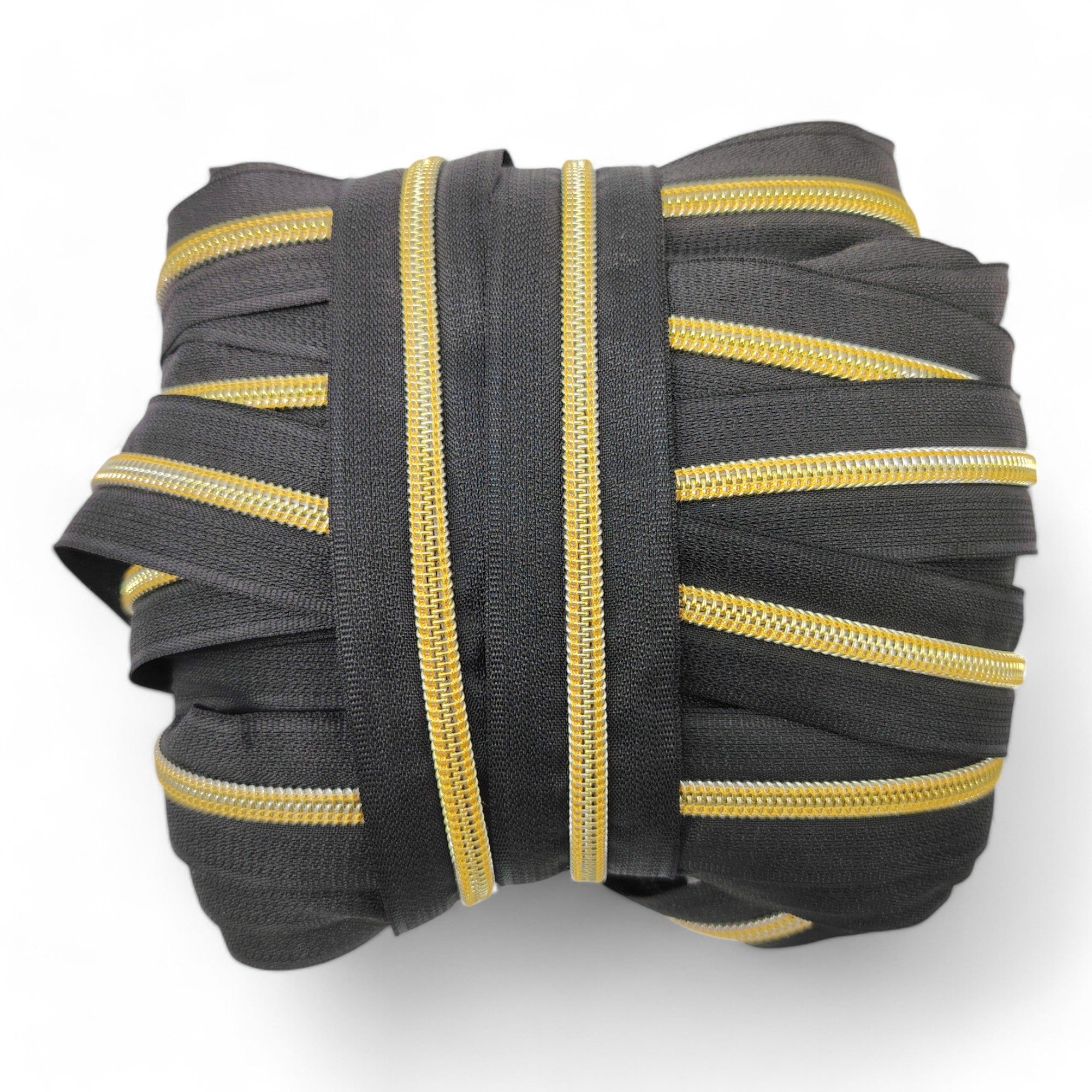 Zíper Nylon Metalizado Nº 5 Preto - 10 Metros