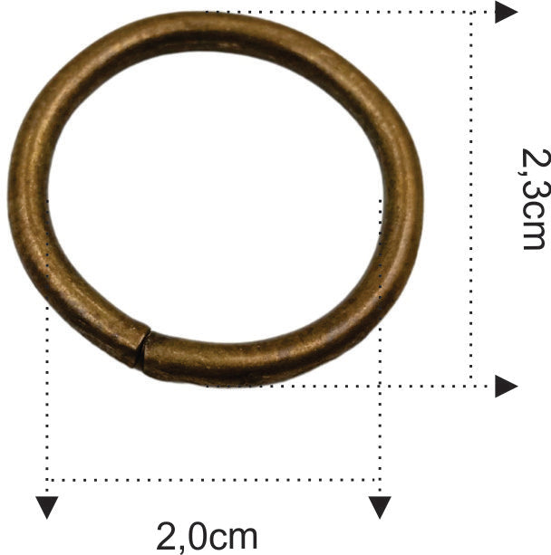 Argola de Metal para Artesanato 20mm