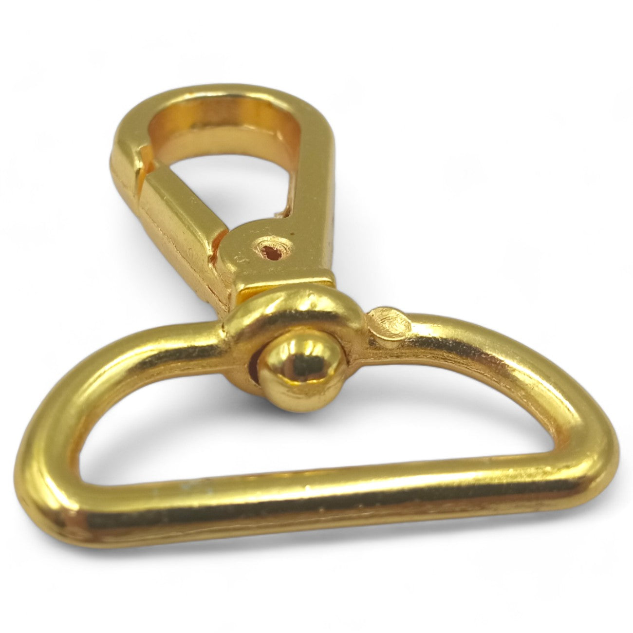 Mosquetão para Bolsa 30mm 1 Und Dourado Cataforético