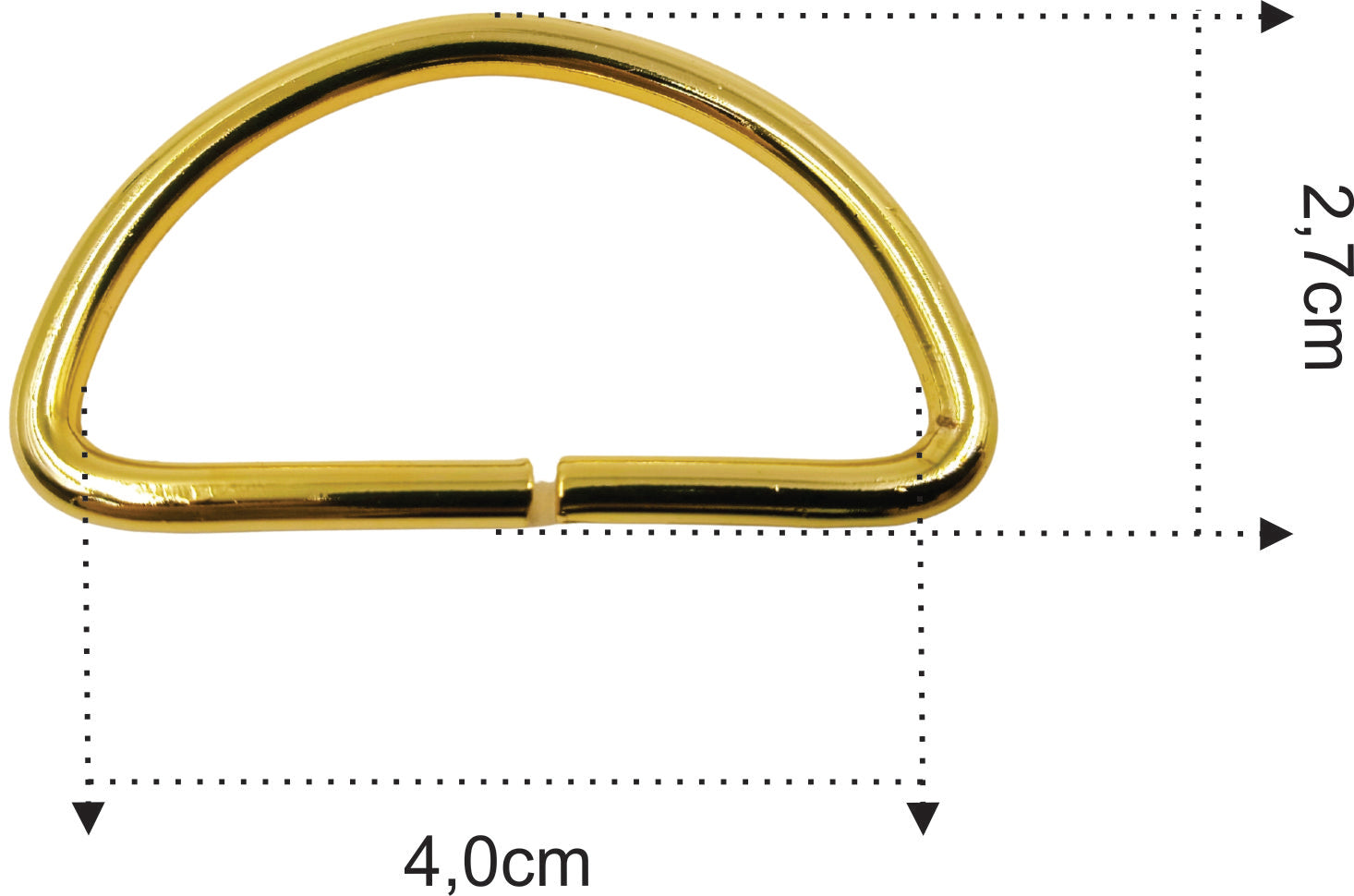 Meia Argola 40mm