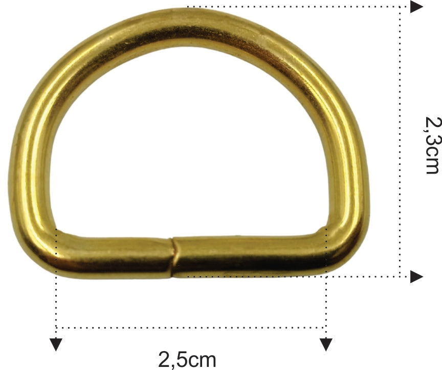Meia Argola 25mm interno